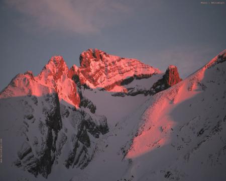 Splendide levé de soleil