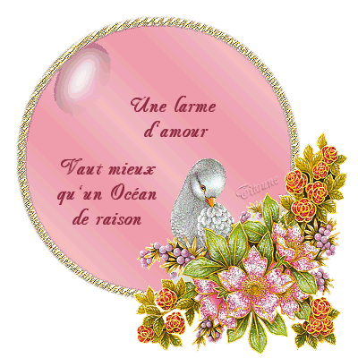 Une larme d'Amour....