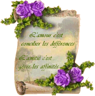 L'Amour et L'amitié sont...